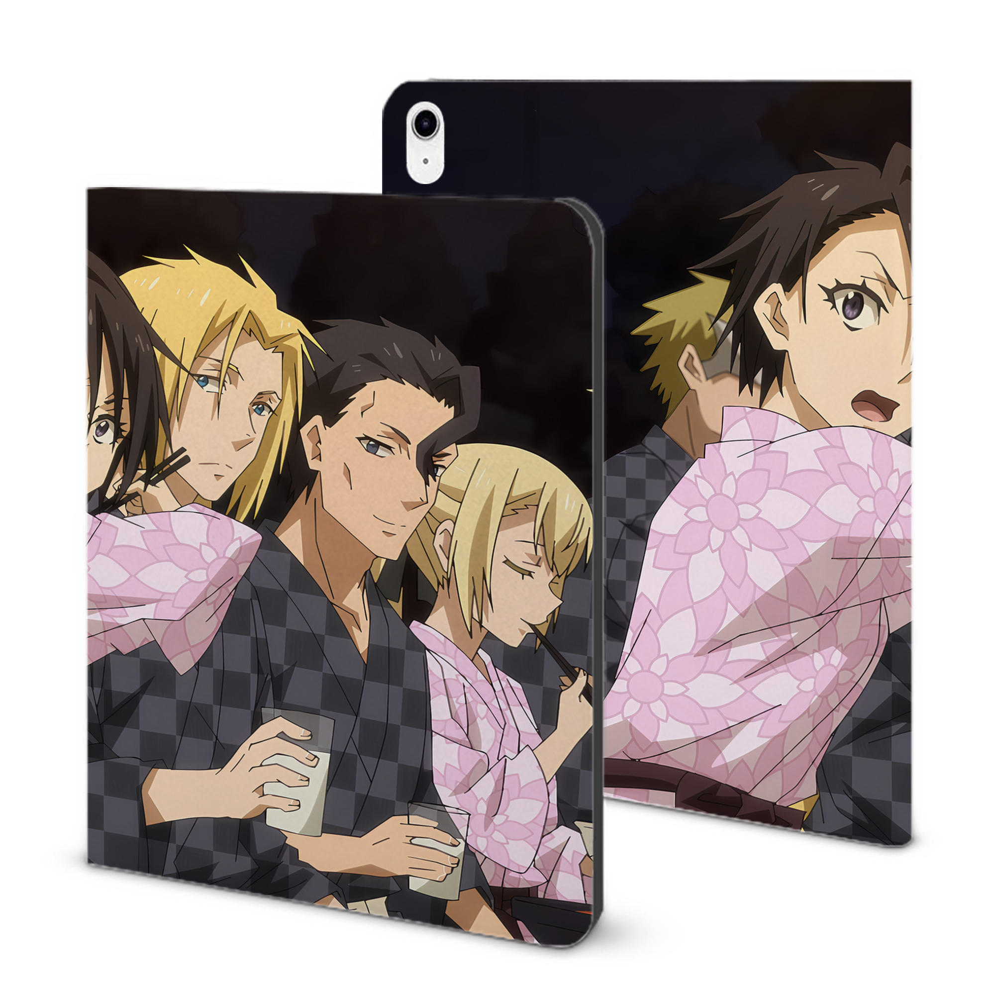 （画像用） 転スラ Regarding Reincarnated to Slime IPad ケース ブック型 PUレザー TPU 耐衝撃 軽量 薄型 ペン収納なし 全面保護 IPad 各モデル対応